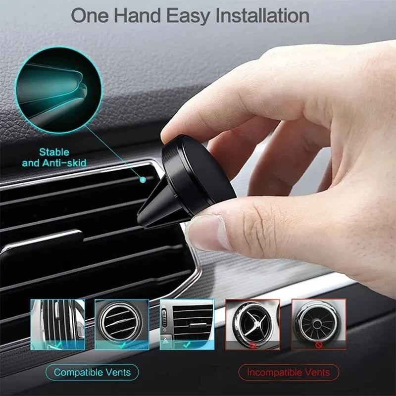 Magnetic Vent Car Phone Holder