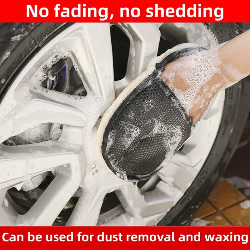 Wool Car Wash Gloves